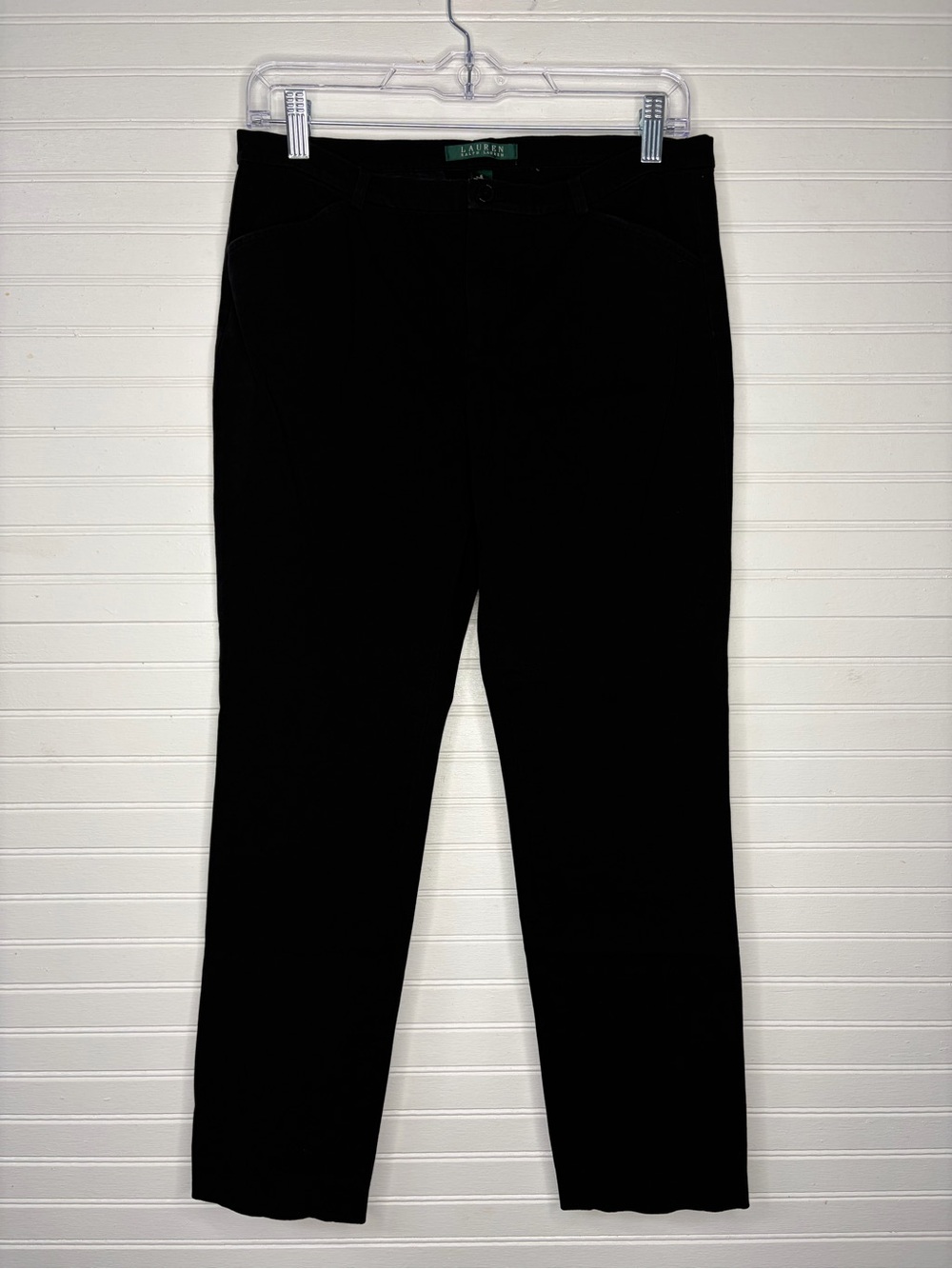 Ralph Lauren Black Straight-Leg women's Pants